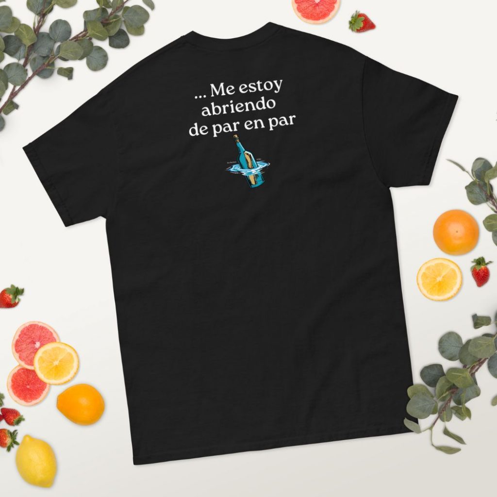 Camiseta "Al Mar" por Eco Martínez - Negro